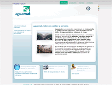 Tablet Screenshot of aguamat.com